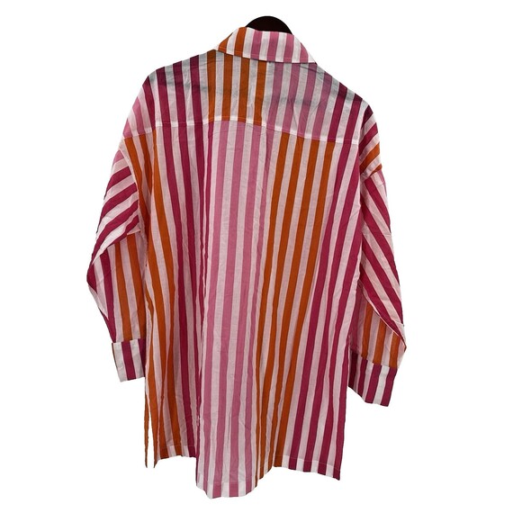 NWOT Beach Riot Alexa Top Cover-Up Button Shirt Size S/M Sunset Stripes Revolve - Picture 7 of 14
